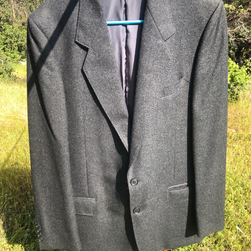 Yves Saint Laurent wool dress coat